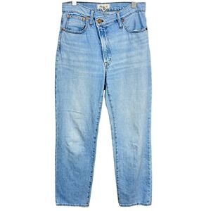 Madewell The Perfect‎ Vintage Straight Cross Over Jeans Size 27